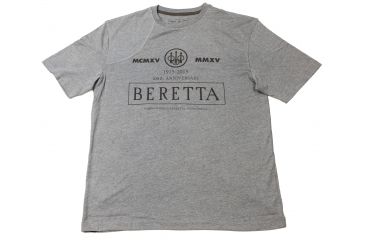 Image of Beretta Centennial T-Shirt,Grey Melange, TS431T09620915