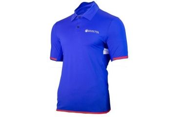 Image of Beretta Hi-Tech Performance Polo Shirt,Beretta Blue,Large MT012T10850560L