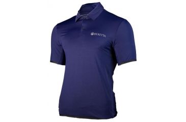 Image of Beretta Hi-Tech Performance Polo Shirt,Blue Navy,Large MT012T10850530L