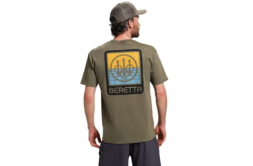 Image of Beretta HorizonT-Shirt - Mens, Short Sleeve, Heather Mil Green, 3XL, TS224T189007AUXXXL