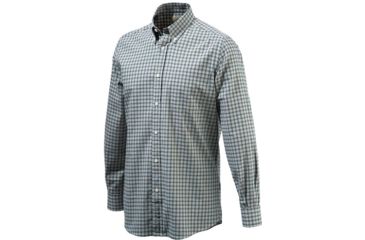 Image of Beretta Men's Classic Drip Dry Long Sleeve White Check Xx-lg