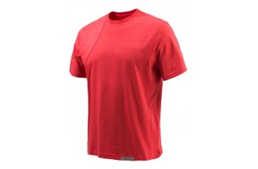 Image of Beretta Mens Corporate Patch T-Shirt, Men's, Red, 3XL, TS042072380337XXXL