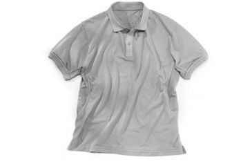 Image of Beretta Mens Silver Pigeon Performance Polo Shirt,Ash/Silver,Small MP031T04730929S