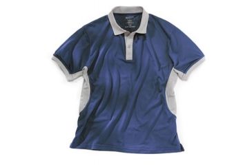 Image of Beretta Mens Silver Pigeon Performance Polo Shirt,Blue/Silver,Small MP031T0473058SS