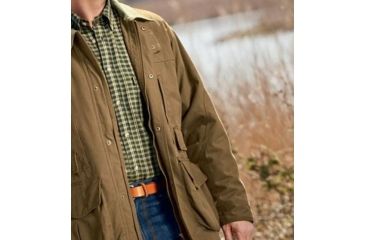 Image of Beretta Mens Waxwear Jacket,Brown,L GU1320610832L