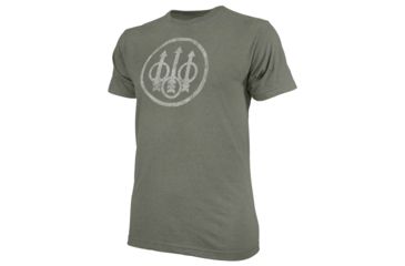 Image of Beretta Distressed Trident T-Shirt - Men's, Extra Large, Heather Green, TS721T189007AUXL