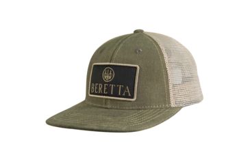 Image of Beretta Trident Cap w/ Flat Bill, Olive/Khaki, BC621T1515079J