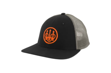 Image of Beretta Trident Flat Bill Trucker, Black/gray - BC162016600903