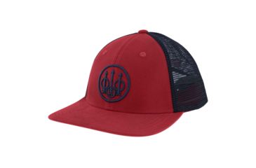 Image of Beretta Trident Flat Bill Trucker, Red - BC1620166003A3