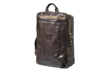 Image of Beretta Vin Washed Leather Laptop Backpack, Brown, 11.5in X 15in X 7in, BS311L00710869