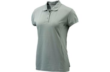 Image of Beretta Womens Silver Performance Polo Shirt,Ash/Silver,Large MD011T04730929L