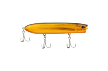 Image of Berkley Cane Walker Saltwater Hard Bait, Topwater, Saltwater, 110, 5/7 oz, 110mm, Topwater, Hook Size 6, 3 Hooks, Black Gold, 110, 1573052
