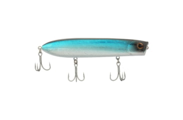 Image of Berkley Cane Walker Saltwater Hard Bait, Topwater, Saltwater, 110, 5/7 oz, 110mm, Topwater, Hook Size 6, 3 Hooks, Blue Bullet, 110, 1573050