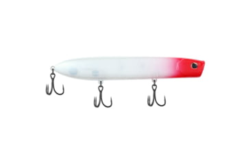 Image of Berkley Cane Walker Saltwater Hard Bait, Topwater, Saltwater, 125, 4/5 oz, 125mm, Topwater, Hook Size 4, 3 Hooks, Red Head, 125, 1553443
