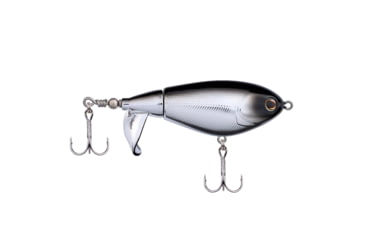 Image of Berkley Choppo Hard Bait, Topwater, 75, 1/2 oz, 75mm, Topwater, Hook Size 5, 2 Hooks, Black Chrome, 1542703