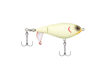 Image of Berkley Choppo Hard Bait, Topwater, 75, 1/2 oz, 75mm, Topwater, Hook Size 5, 2 Hooks, Bone, 1542704