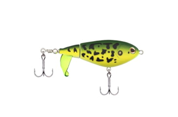 Image of Berkley Choppo Hard Bait, Topwater, 75, 1/2 oz, 75mm, Topwater, Hook Size 5, 2 Hooks, MF Frog, 1542709