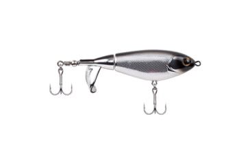 Image of Berkley Choppo Hard Bait, Topwater, 90, 1/2 oz, 90mm, Topwater, Hook Size 5, 2 Hooks, Black Chrome, 1487258