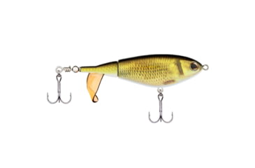 Image of Berkley Choppo Hard Bait, Topwater, 90, 1/2 oz, 90mm, Topwater, Hook Size 5, 2 Hooks, HD Golden Shiner, 1547146