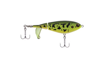 Image of Berkley Choppo Hard Bait, Topwater, 90, 1/2 oz, 90mm, Topwater, Hook Size 5, 2 Hooks, MF Frog, 1487259
