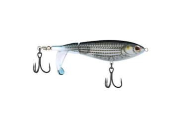 Image of Berkley Choppo Saltwater Hard Bait, Topwater, Saltwater, 105, 3/4 oz, 105mm, Topwater, Hook Size 2, 2 Hooks, Mullet, 105, 1547863