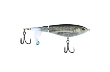 Image of Berkley Choppo Saltwater Hard Bait, Topwater, Saltwater, 120, 1 oz, 120mm, Topwater, Hook Size 1, 2 Hooks, Mullet, 120, 1547872