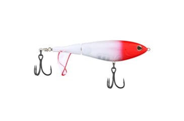 Image of Berkley Choppo Saltwater Hard Bait, Topwater, Saltwater, 120, 1 oz, 120mm, Topwater, Hook Size 1, 2 Hooks, Red Head, 120, 1552810