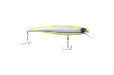 Image of Berkley Cutter Saltwater Hard Bait, Jerkbait, Saltwater, 1/2 oz, Chrome/Chartreuse, 110, 1582324