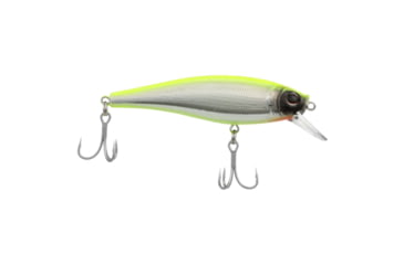 Image of Berkley Cutter Saltwater Hard Bait, Jerkbait, Saltwater, 1/3 oz, Chrome/Chartreuse, 70, 1582310