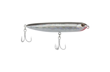 Image of Berkley Drift Walker Saltwater Hard Baits, Topwater, Saltwater, 3/8 oz, Black Silver, 90, 1582240