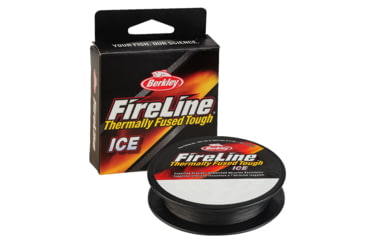 Image of Berkley Fireline Thermally Fused Ice 8 strand Super Line 50 yard spool, 6 lb, Smoke, 0.006 in/0.15 mm, 1543459