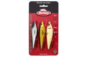 Image of Berkley HighJacker Saltwater Pro Pack Hard Bait Kit, Topwater, Saltwater, 100, 2/3 oz, 100mm, Topwater, Hook Size 6, 3 Hooks, Varies, 1563399