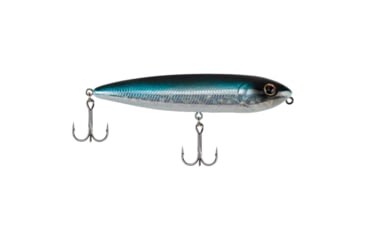 Image of Berkley J-Walker 100 Hard Bait, Topwater, 100, 1/2 oz, 100mm, Topwater, Hook Size 4, 2 Hooks, Blue Bullet, 1487109