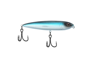 Image of Berkley J-Walker 100 Saltwater Hard Bait, Topwater, Saltwater, 100, 1/2 oz, 100mm, Topwater, Hook Size 4, 2 Hooks, Blue Bullet, 1547878