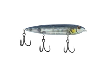 Image of Berkley J-Walker 120 Saltwater Hard Bait, Topwater, Saltwater, 120, 5/7 oz, 120mm, Topwater, Hook Size 4, 3 Hooks, Mullet, 1547890