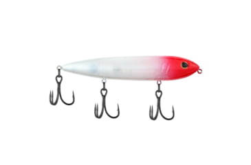 Image of Berkley J-Walker 120 Saltwater Hard Bait, Topwater, Saltwater, 120, 5/7 oz, 120mm, Topwater, Hook Size 4, 3 Hooks, Red Head, 1553441