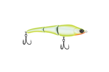 Image of Berkley Magic Swimmer Saltwater Hard Bait, Chrome/Chartreuse, 125, 1547929