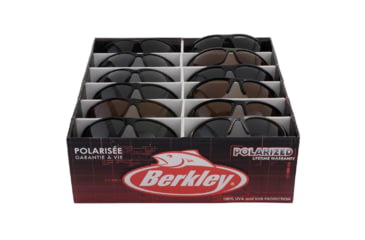 Image of Berkley Pre-Selected PDQ Sunglasses, Black/Tortoise Assorted Frame, Grey Lens, 1362207