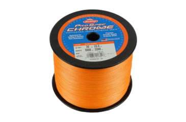 Image of Berkley ProSpec Chrome Premium Braid Line, 50lb 3500yd, Blaze Orange, 0.014 in/0.35 mm, 1621870