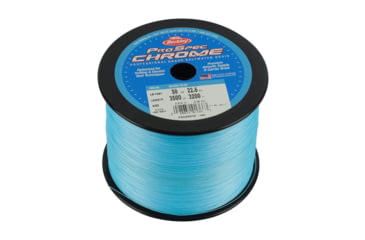 Image of Berkley ProSpec Chrome Premium Braid Line, 50lb 3500yd, Ocean Blue, 0.014 in/0.35 mm, 1621884