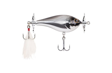 Image of Berkley Spin Bomb Hard Bait, Topwater, Black Chrome, 60, 1487243