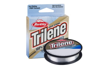 Image of Berkley Trilene 100% Fluorocarbon Ice Line 3Lb 75yd, Clear, 0.007 in/0.17 mm, 1226834