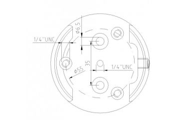Image of Berlebach Dovetail Clamp with Pressure Shoe