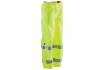 Image of Berne Hi-Vis Class E Waterproof Safety Pant - Mens, Yellow, Medium HVP104YWR400