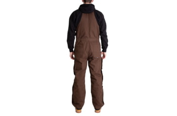 Image of Berne Highland Washed Insulated Bib Overall - Mens, Bark, 6XL, B377BBR680