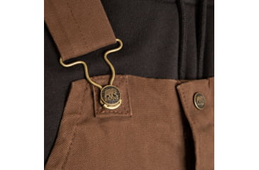 Image of Berne Highland Washed Insulated Bib Overall - Mens, Bark, 6XL, B377BBR680