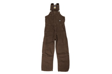 Image of Berne Highland Washed Insulated Bib Overall - Mens, Bark, 6XL, B377BBR680