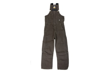 Image of Berne Highland Washed Insulated Bib Overall - Mens, Olive Duck, 5XL Tall, B377ODT640