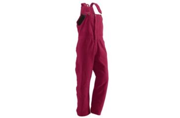 Image of Berne Ladies Washed Insulated Bib, Pomegranate, Small, Regular, 92021399058