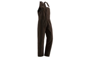 Image of Berne Ladies Washed Insulated Bib, Dark Brown, Small WB515DBNR360